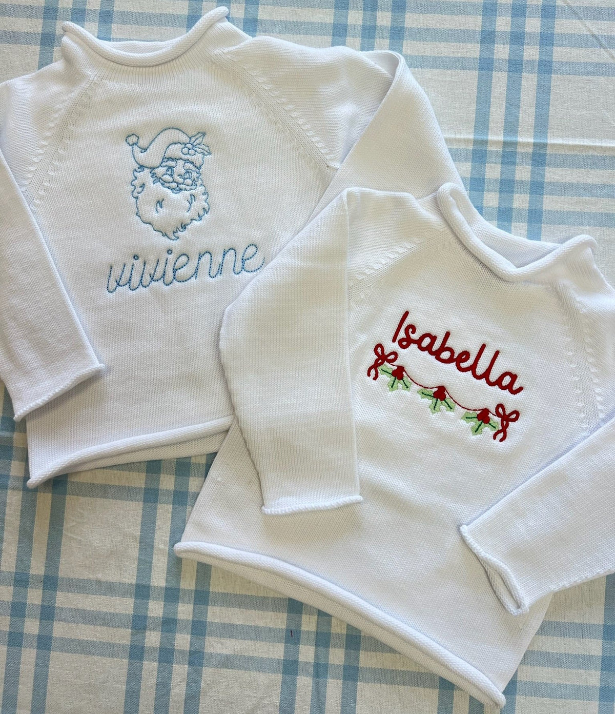 Christmas Rollneck Sweater with Full Chest Motif