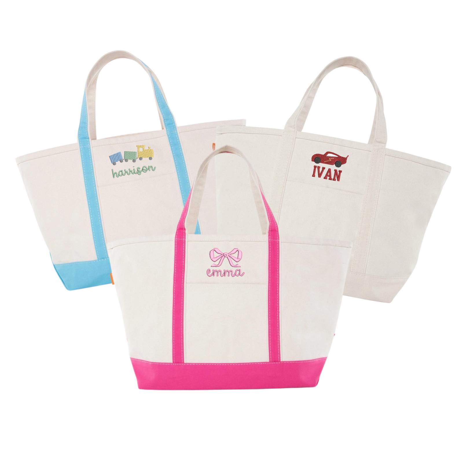 Canvas Tote with Motif