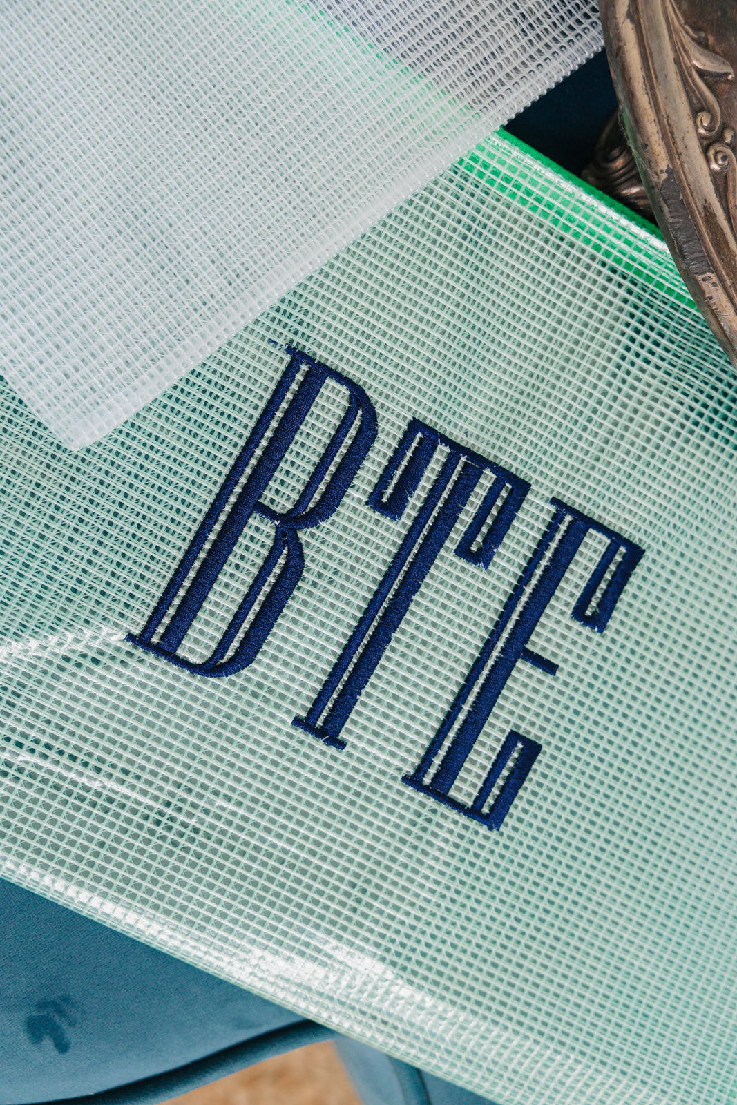 Embroidered Pool Bag