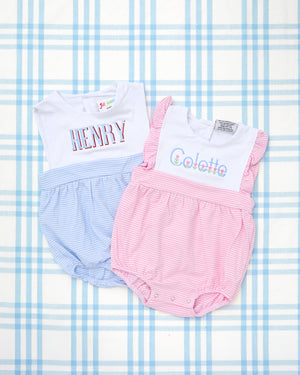 Sleeveless Striped Bubble