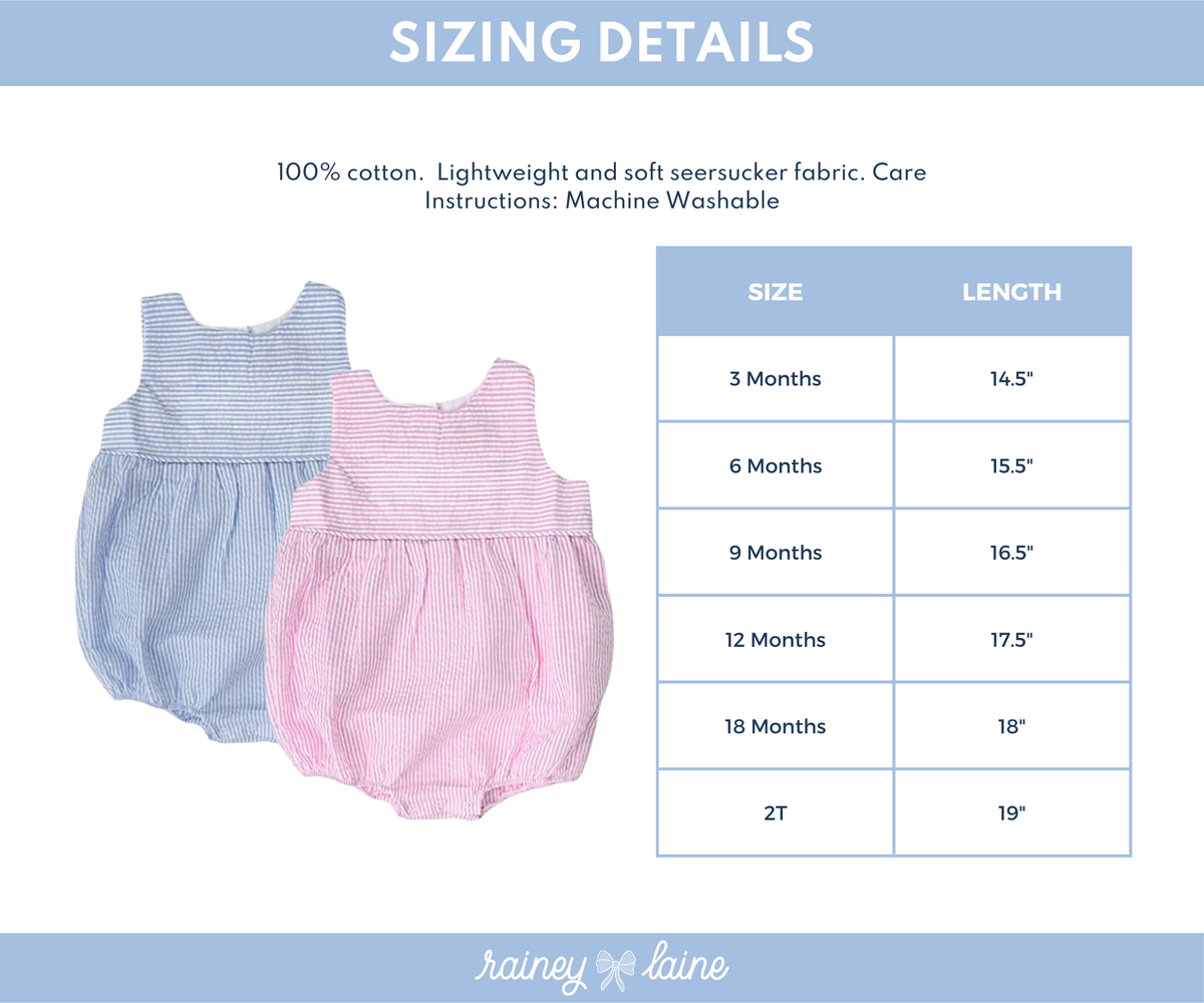 Seersucker Bubble with Motif