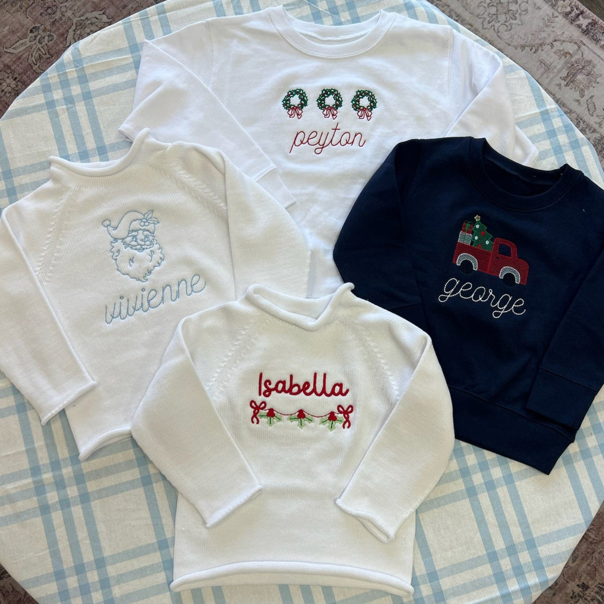 Christmas Rollneck Sweater with Full Chest Motif