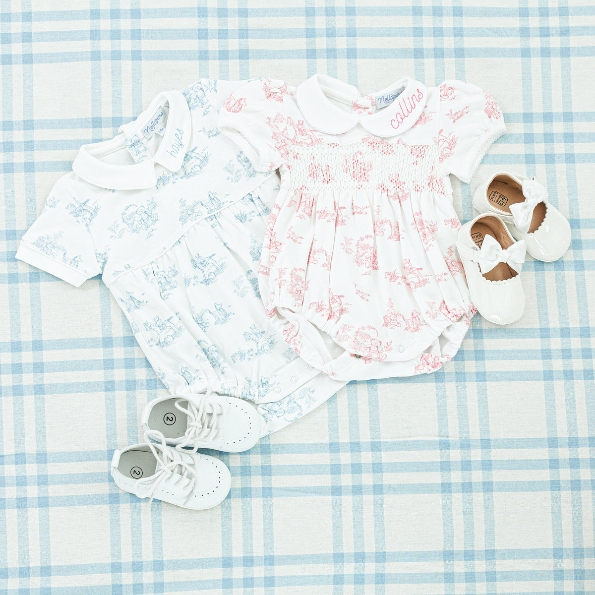Short Sleeve Toile Bubble