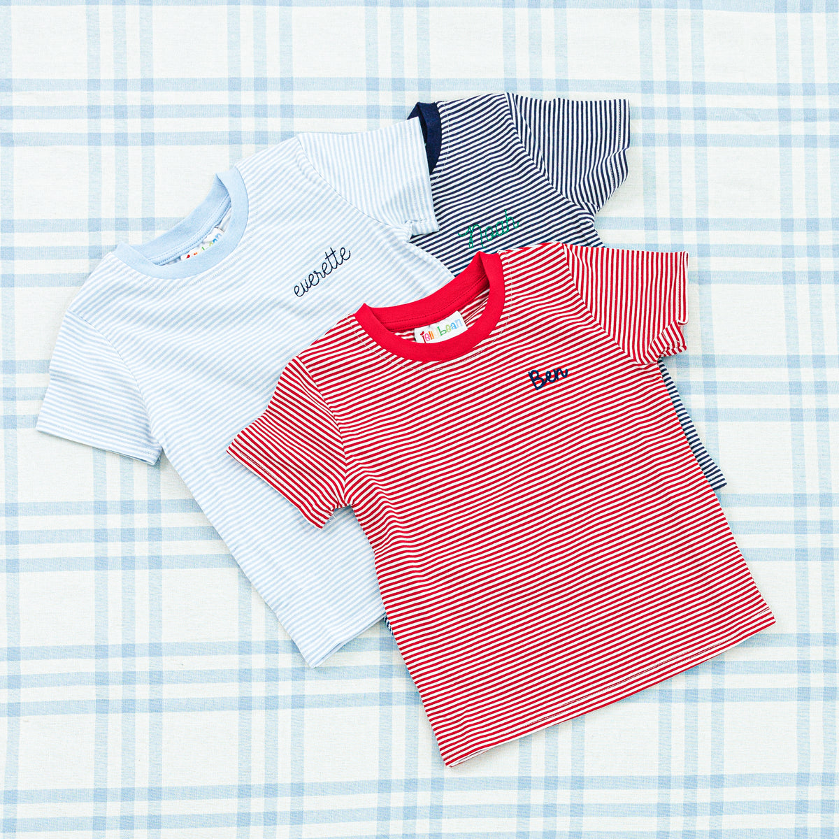 Striped Short Sleeve Romper & T-Shirt