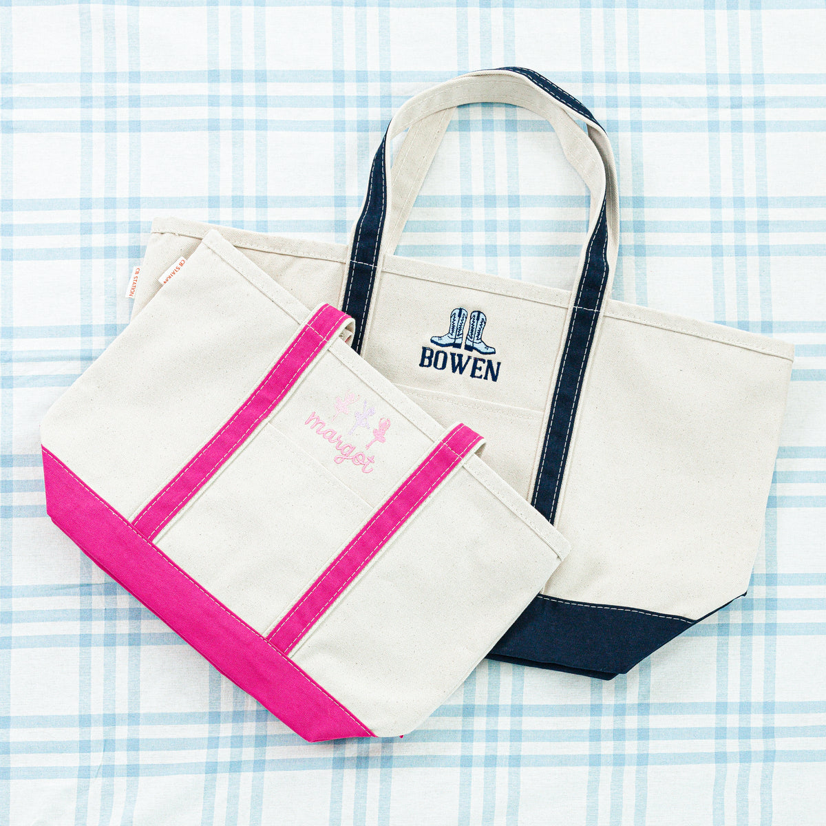 Canvas Tote with Motif