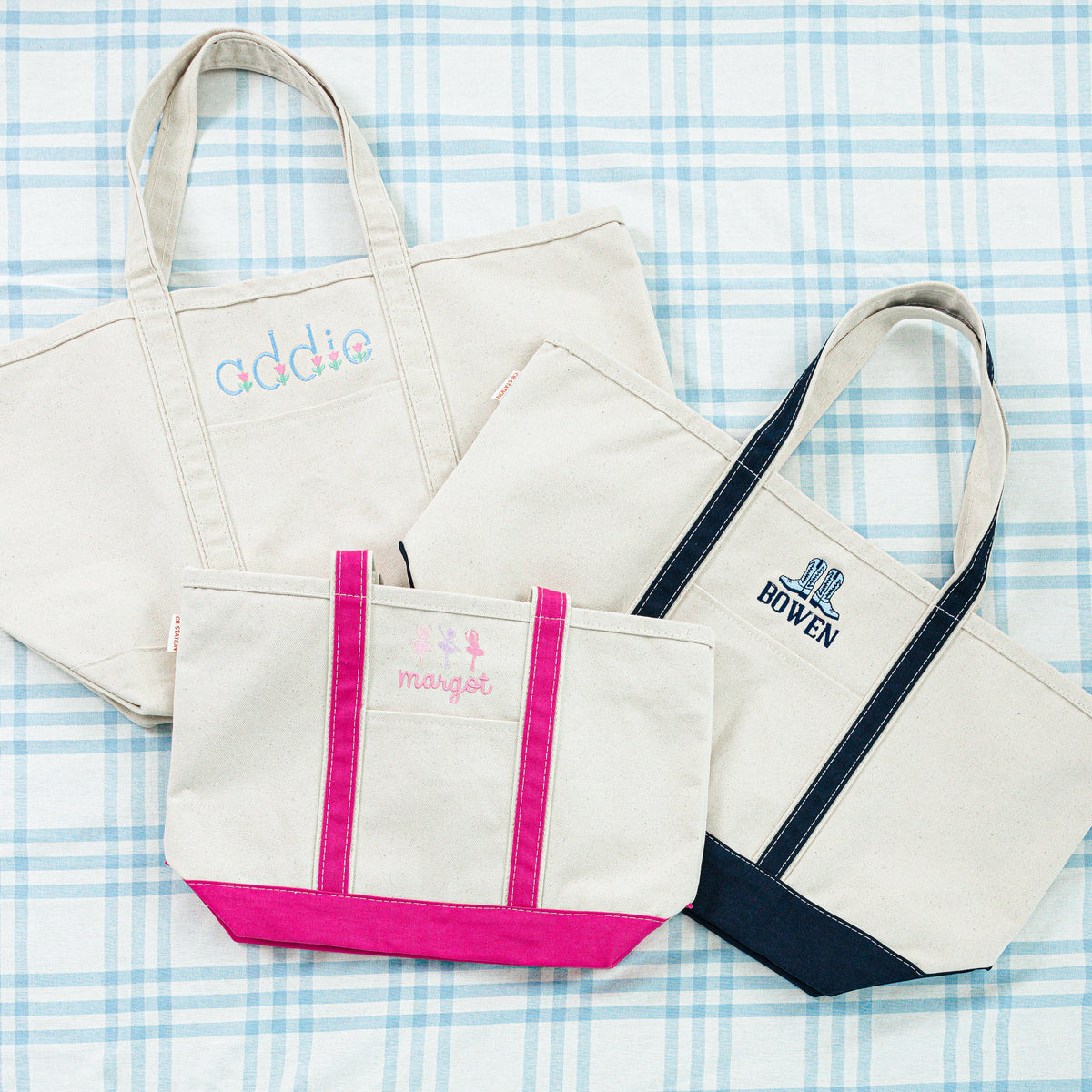 Canvas Tote with Motif