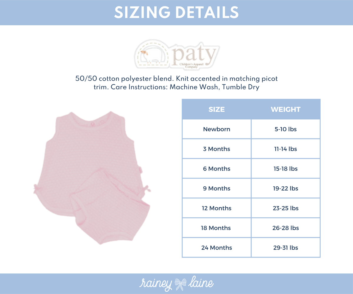 Sleeveless Knit Diaper Cover Set