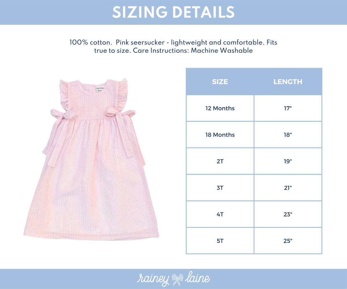 Seersucker Bow Dress