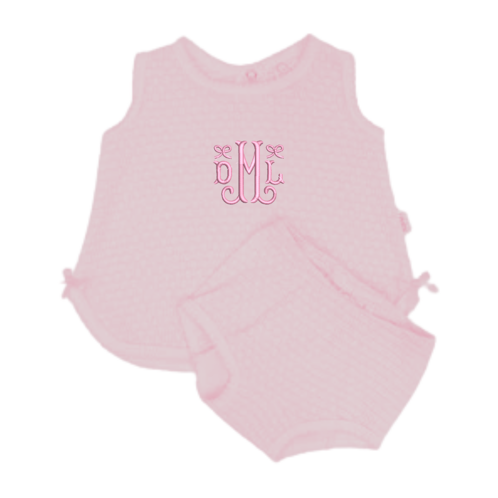 Sleeveless Knit Diaper Cover Set