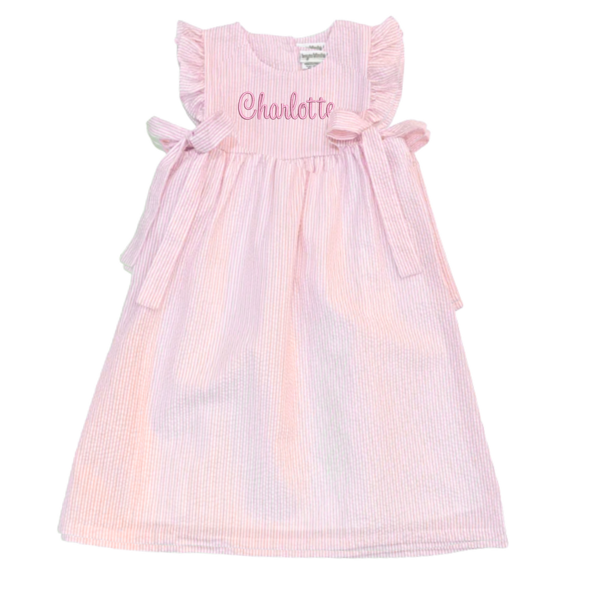 Seersucker Bow Dress