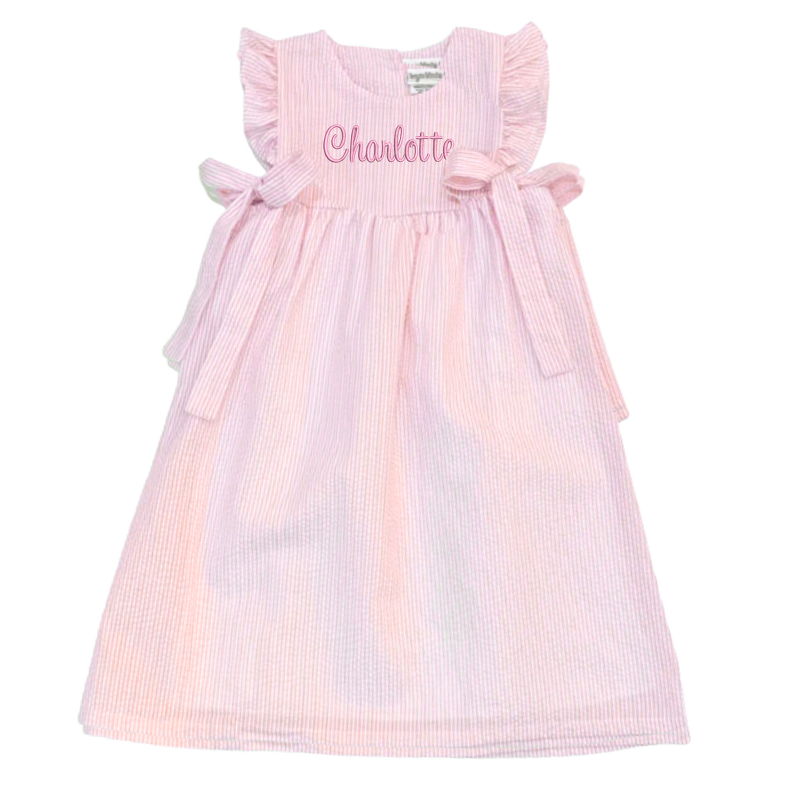 Seersucker Bow Dress