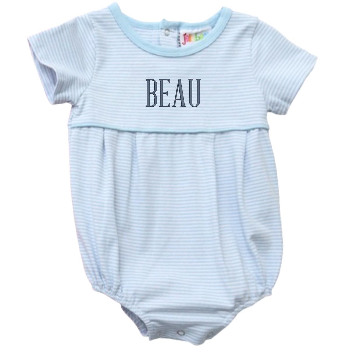 Short Sleeve Striped Bubble