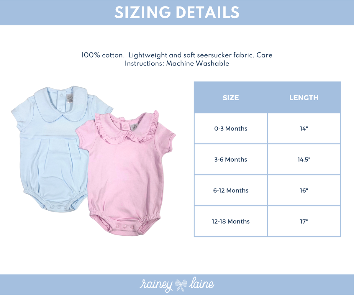 Short Sleeve Peter Pan Collar Bubble