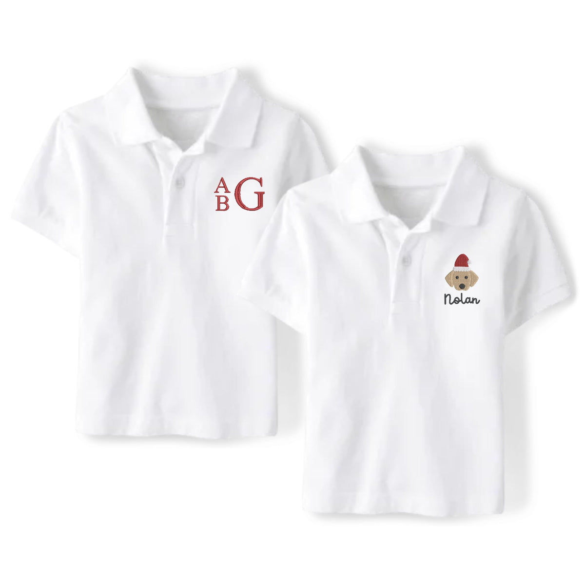 Solid Christmas Polo