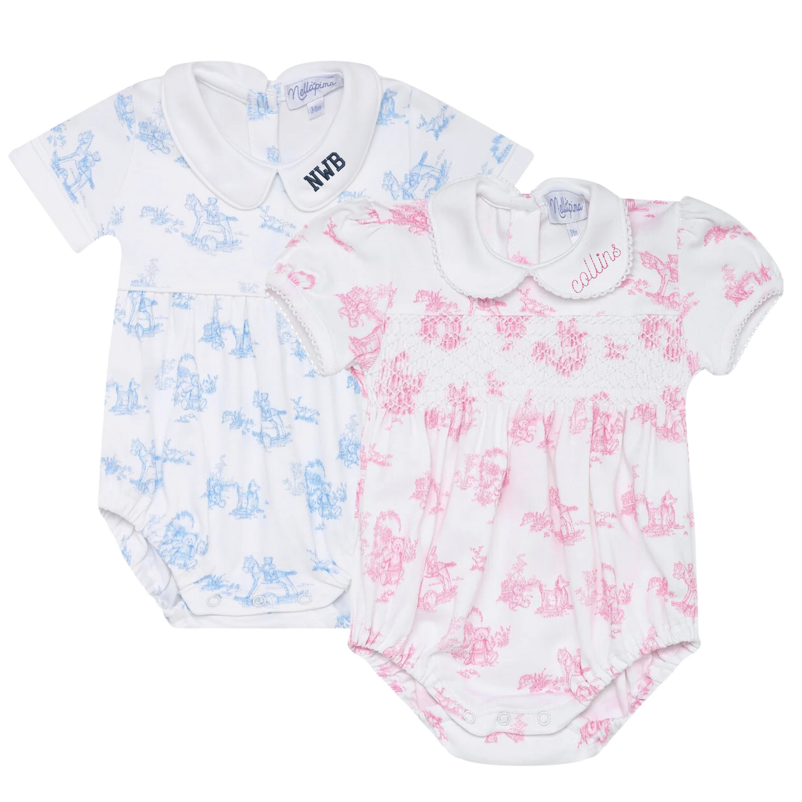 Short Sleeve Toile Bubble