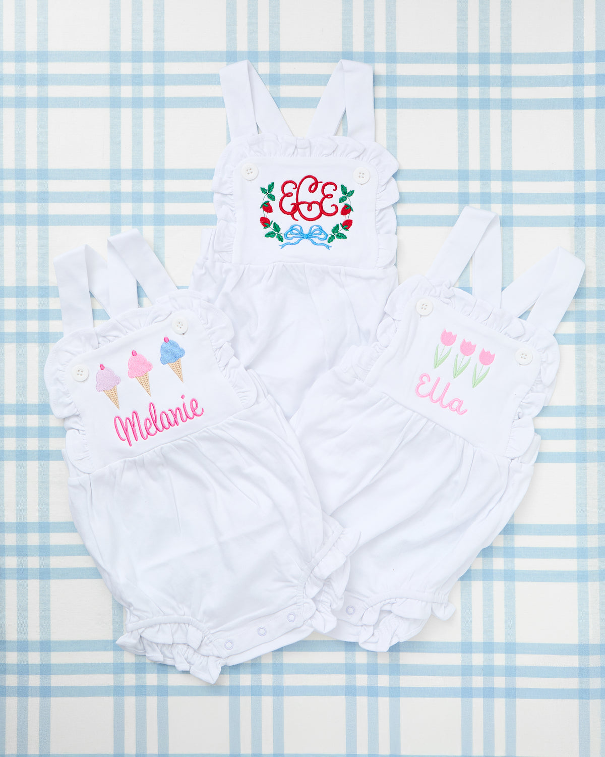 Cotton Sunsuit with Motif