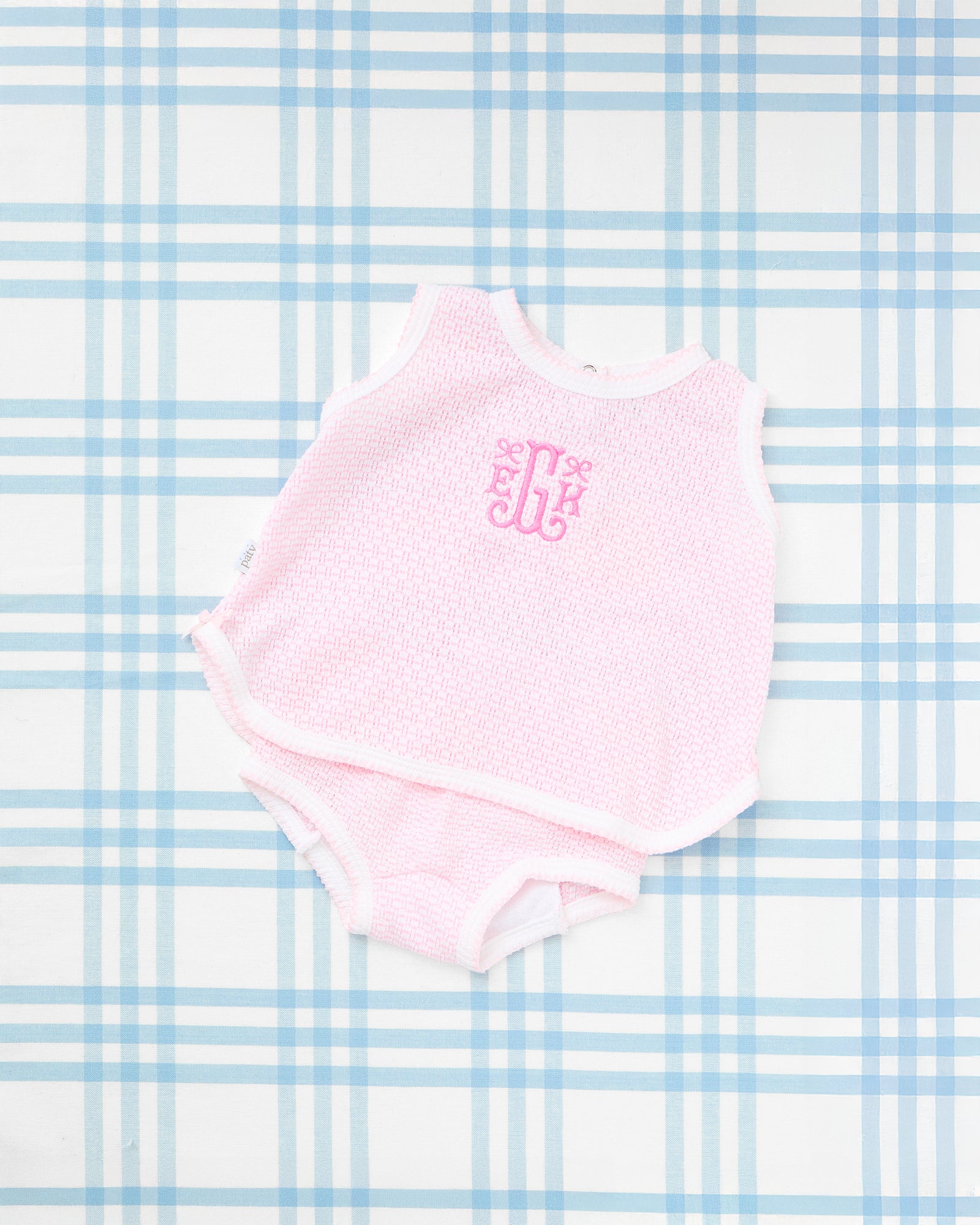 Sleeveless Knit Diaper Cover Set
