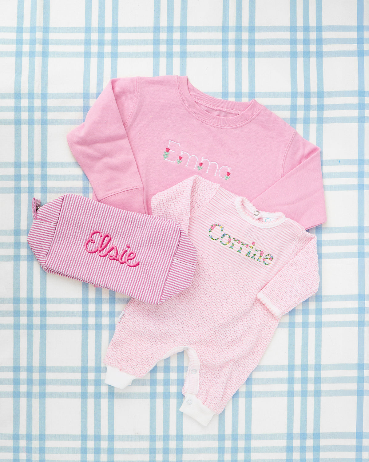 Crewneck Sweatshirt with Full Chest Name